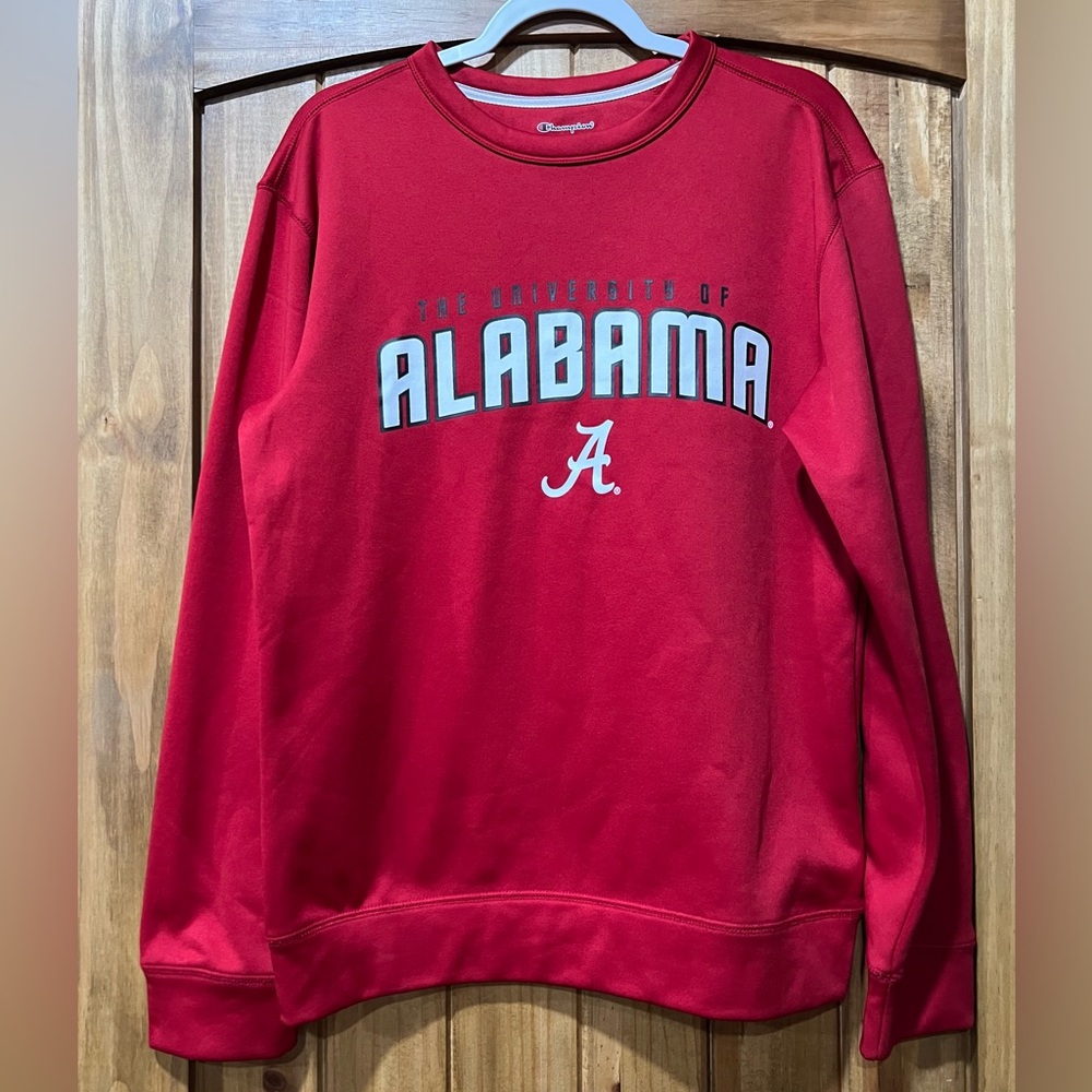 Champion Red University of Alabama Crewneck Sweatshirt
